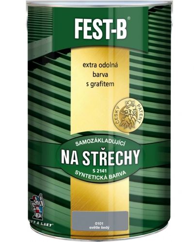 FEST-B S2141 antikorozní nátěr na železo 0101 světle šedý 5 kg