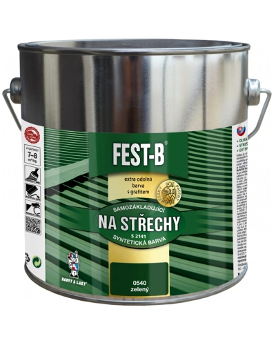 FEST-B S2141 antikorozní nátěr na železo 0540 zelený 2,5 kg