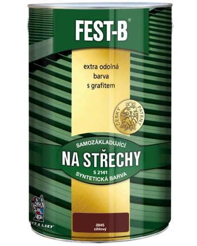 FEST-B S2141 antikorozní nátěr na železo 0845 cihlový 5 kg FEST-B S2141 antikorozní nátěr na železo 0845 cihlový 5 kg