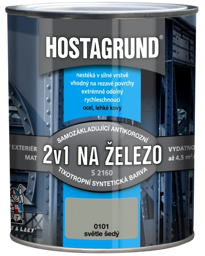 Hostagrund 2v1 S2160 0101 světle šedá 0,6l