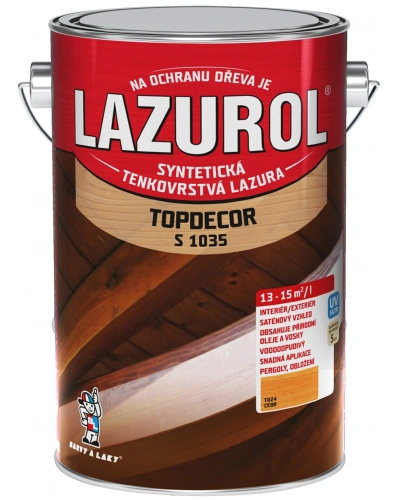 Lazurol Topdecor S1035 T024 cedr 4,5l
