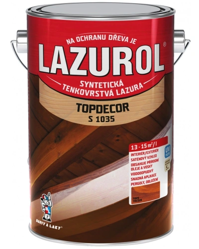 Lazurol Topdecor S1035 T025 třešeň 4,5l Lazurol Topdecor S1035 T025 třešeň 4,5l