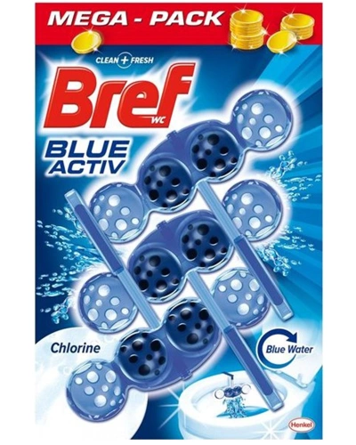 Bref Aktiv Chlorine WC blok 3 x 50 g Bref Aktiv Chlorine WC blok 3 x 50 g