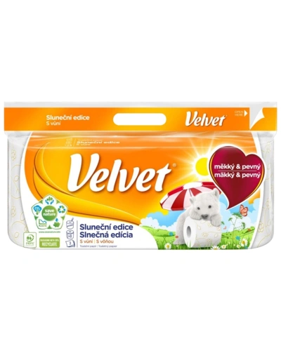 toaletní papír, velvet sluneční, 3vr, 18,3m, 150 útržků, 8ks.jpg