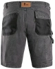 kraťasy pánské jeans cxs muret, šedo-černé 2.jpg
