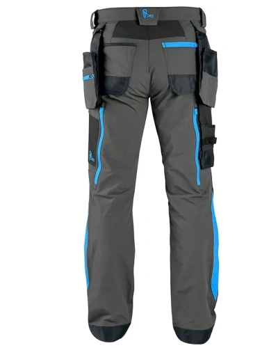 kalhoty pánské do pasu, cxs naos, šedo-černé, hv modré doplňky 2.jpg