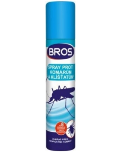 Bros repelent z spray proti komárům a klišťatům 90ml