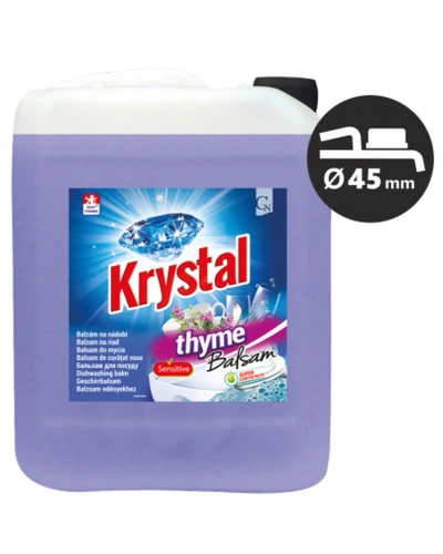 Balzám tekutý, KRYSTAL 5l, na nádobí, Mateřídouška