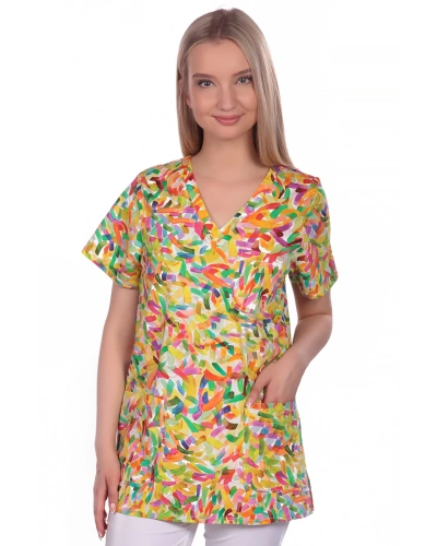 Dámská pracovní halena VIKTORIE, konfety Dámská pracovní halena VIKTORIE, konfety