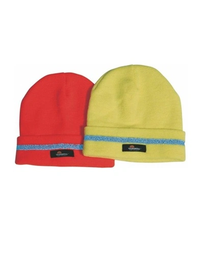 Pletená výstražná čepice KEADY žlutá