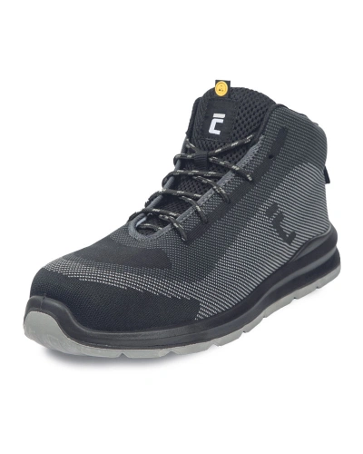 Obuv bezpečnostní kotníková VADORROS, S1P MF ESD SRC, šedá