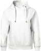 Mikina dámská MOON 421 s kapucí, bílá , XS-XXL