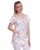 Dámská pracovní halena MAGDALÉNA, luční kvítí Dámská pracovní halena MAGDALÉNA, luční kvítí