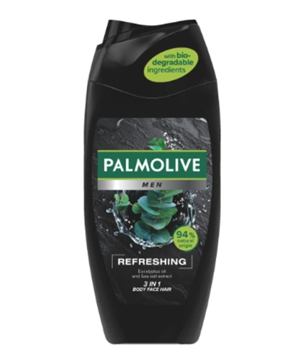 Palmolive, sprchový gel a šampon 3v1, Men, Refreshing, 250 ml.jpg