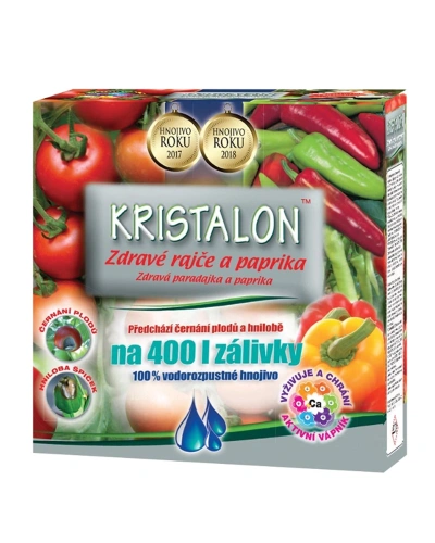 Hnojivo, KRISTALON, zdravé rajče a paprika, 500g.jpg