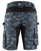 Kraťasy pánské montérkové CXS STRETCH, maskáčové modré  2.jpg
