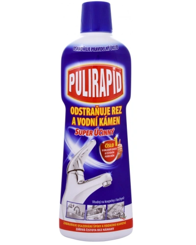 Pulirapid Classico modrý na rez a vodní kámen 750 ml Pulirapid Classico modrý na rez a vodní kámen 750 ml