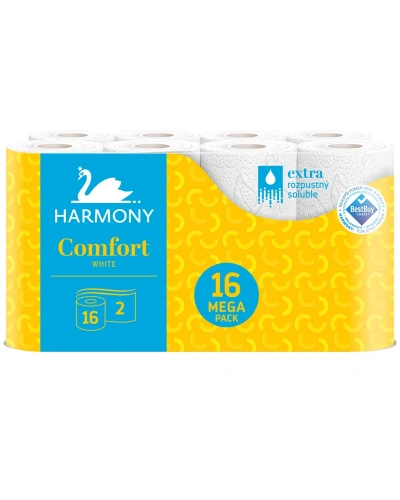 Toaletní papír Harmony 2VR 16 ks Toaletní papír Harmony 2VR 16 ks