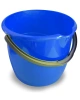 Kbelík LABUŤ s výlevkou 31x25,5 cm 12 l modrý
