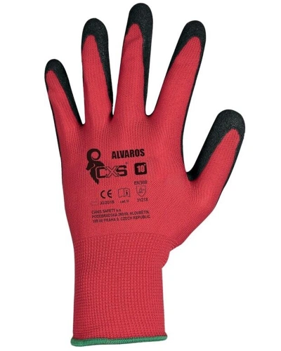 Rukavice Alvaros máčené v nitrilu Rukavice Alvaros máčené v nitrilu