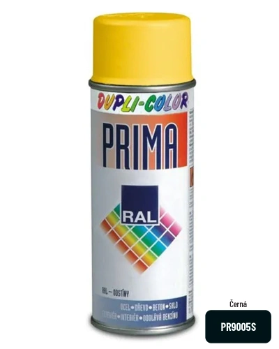 Spray Prima Ral polomatný 9005 Spray Prima Ral polomatný 9005