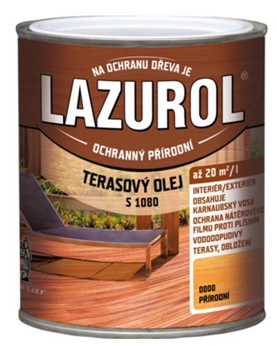 Terasový olej přírodní 0,75l