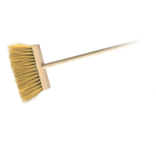 Koště zatloukané dřevěné s holí 120 cm Koště zatloukané dřevěné s holí 120 cm