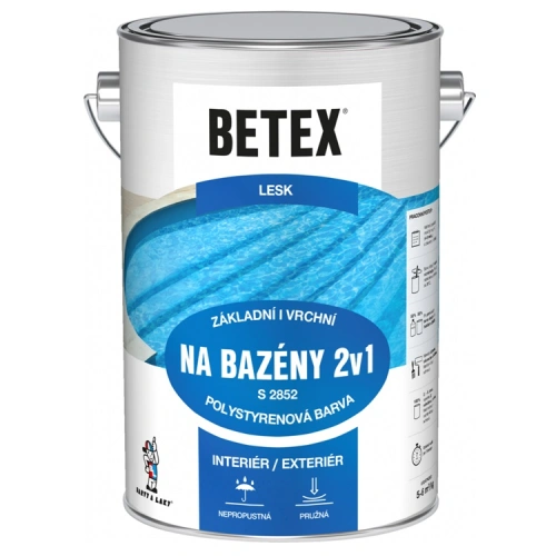Betex s2852 2v1 základní i vrchní barva na bazény 440 tmavě modrá, 4 kg Betex s2852 2v1 základní i vrchní barva na bazény 440 tmavě modrá, 4 kg
