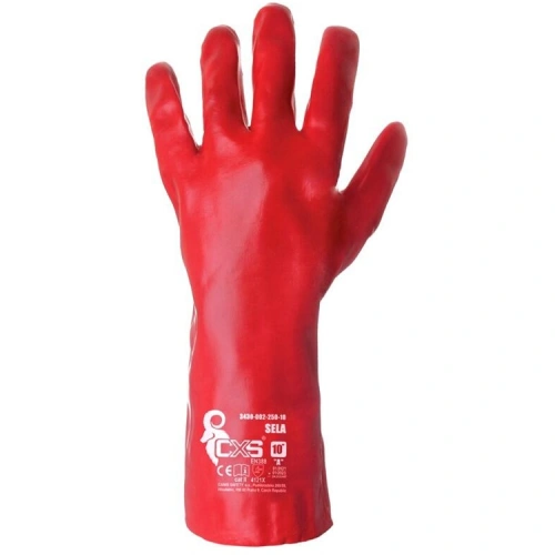 RUKAVICE CXS SELA, MÁČENÉ V PVC RUKAVICE CXS SELA, MÁČENÉ V PVC