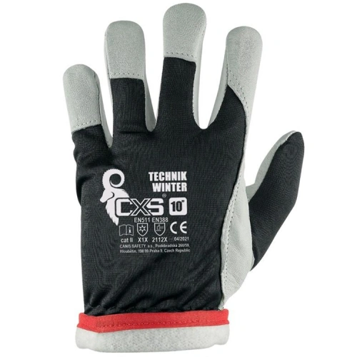 RUKAVICE CXS TECHNIK WINTER, ZIMNÍ, KOMBINOVANÉ RUKAVICE CXS TECHNIK WINTER, ZIMNÍ, KOMBINOVANÉ