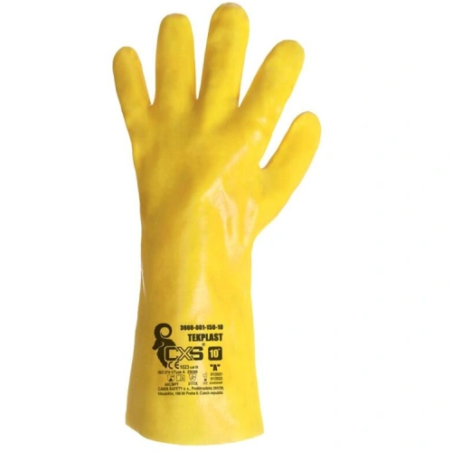 RUKAVICE TEKPLAST, KYSELINOVZDORNÉ, VEL. 10 RUKAVICE TEKPLAST, KYSELINOVZDORNÉ, VEL. 10