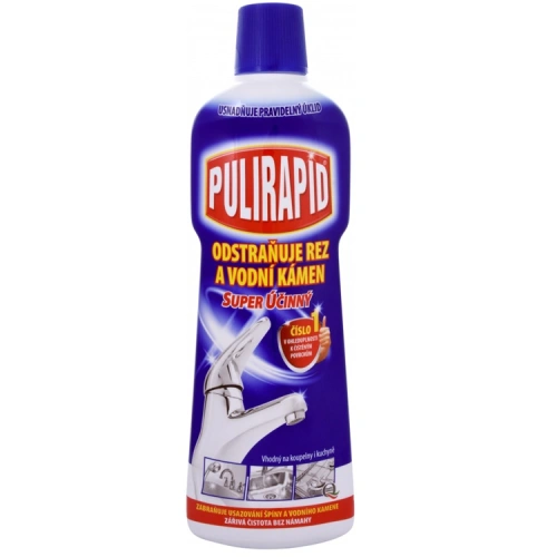 Pulirapid Classico modrý na rez a vodní kámen 750 ml Pulirapid Classico modrý na rez a vodní kámen 750 ml