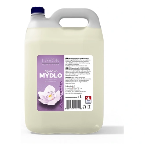 LAVON pěnové mýdlo 5l divoká orchidej LAVON pěnové mýdlo 5l divoká orchidej