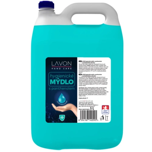 LAVON mýdlo tekuté s antimikrobiálními přísadami 5l LAVON mýdlo tekuté s antimikrobiálními přísadami 5l