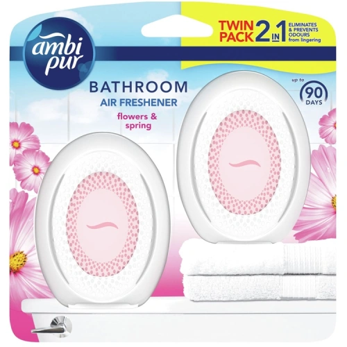 Ambi Pur Bathroom  2x7,5ml  Flower a Spring Ambi Pur Bathroom  2x7,5ml  Flower a Spring