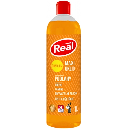 Real Maxi úklid dřevo a lamino 1l Real Maxi úklid dřevo a lamino 1l