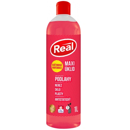 Real Maxi úklid nerez sklo plasty 1l Real Maxi úklid nerez sklo plasty 1l