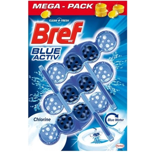Bref Aktiv Chlorine WC blok 3 x 50 g Bref Aktiv Chlorine WC blok 3 x 50 g