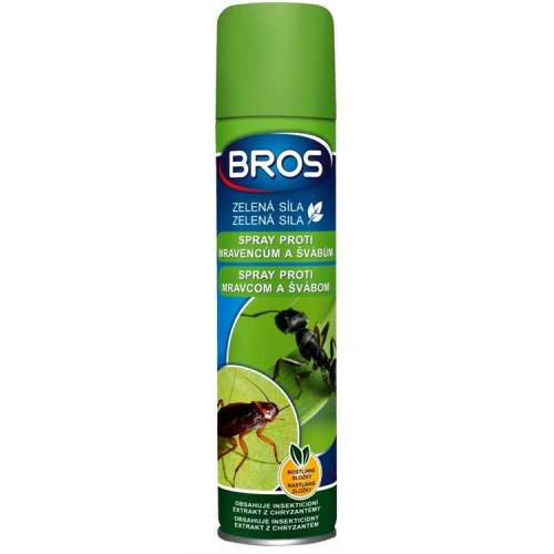 BROS spray proti mravencům a švábům 300ml zelená síla BROS spray proti mravencům a švábům 300ml zelená síla