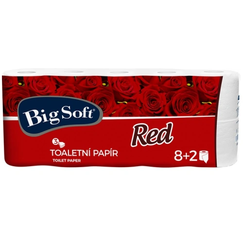 Toaletní papír HBig Soft Red 10 ks Toaletní papír HBig Soft Red 10 ks