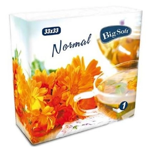 Papírové ubrousky Big Soft Normal 33x33cm Papírové ubrousky Big Soft Normal 33x33cm
