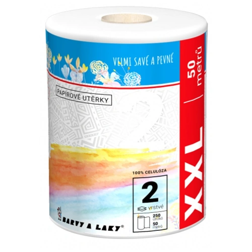 BALsoft XXL 2vrstvé papírové utěrky 50 m, 1 role BALsoft XXL 2vrstvé papírové utěrky 50 m, 1 role