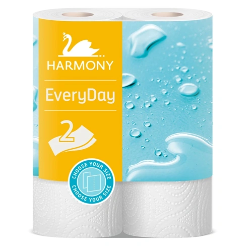 Kuchyšké utěrky papírové Harmony Everyday 11m Kuchyšké utěrky papírové Harmony Everyday 11m