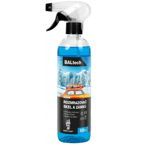 BALTECH rozmrazovač skel a zámků 500 ml BALTECH rozmrazovač skel a zámků 500 ml