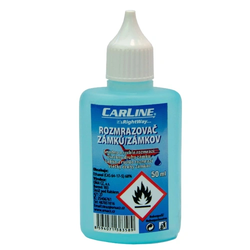 Rozmrazovač zámků CARLINE 50 ml Rozmrazovač zámků CARLINE 50 ml
