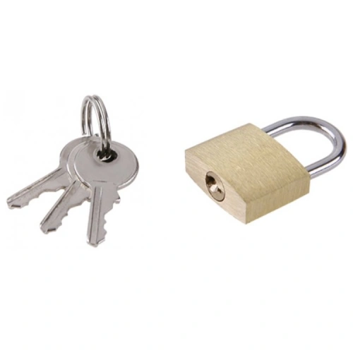 Zámek visací mosaz 20mm Zámek visací mosaz 20mm