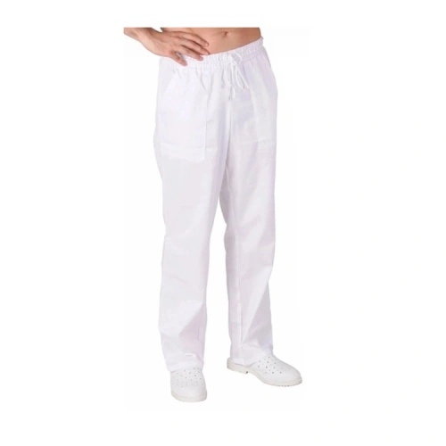 Kalhoty prac. pas, 2506 UNISEX, LW, d=109cm, pruženka s tkanicí, BA 200, VS182.168, bílé