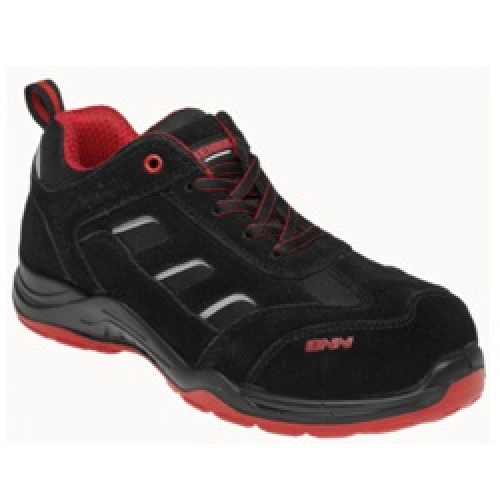 Obuv polobotka BNN TAURUS S1 černo-červená