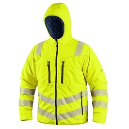 Pánská zimní bunda CHESTER, oboustranná, výstražná