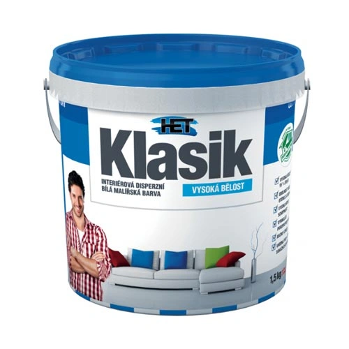 Malířská barva KLASIK, interiér Malířská barva KLASIK, interiér